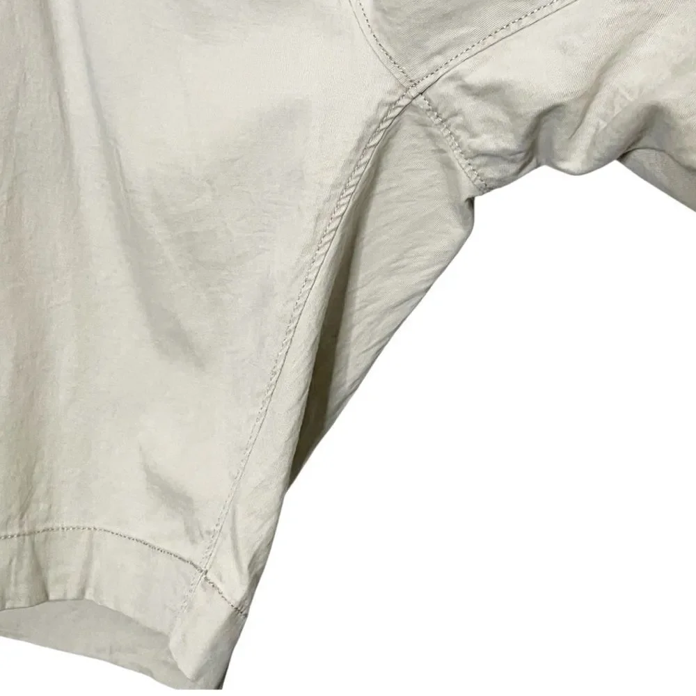 Faherty‎ Island Life Men's 40 Beige Organic Cotton Stretch Shorts Casual Summer